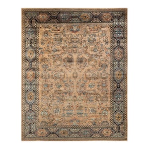 Gold 7 ft. 10 in. x 9 ft. 11 in.Serapi One-of-a-Kind Hand-Knotted Area Rug
