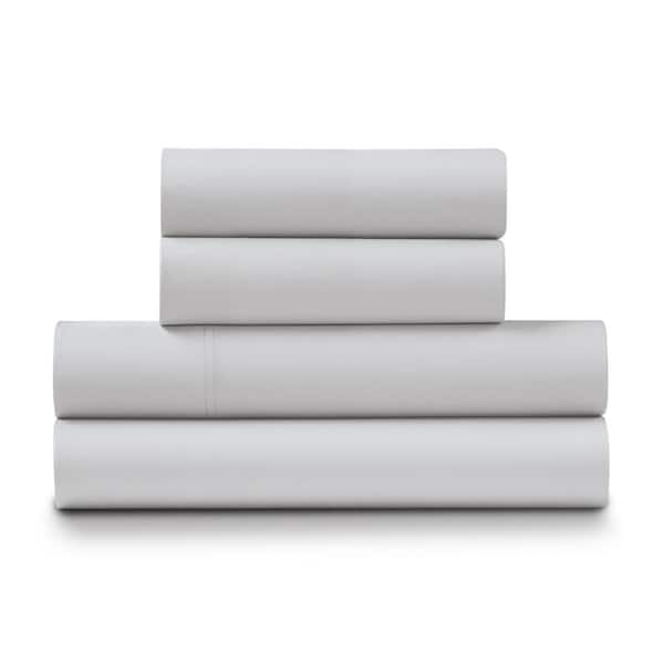 ELLA JAYNE Bamboo Deep-Pocket 4-Piece Full Sized, Silver Sheet Set