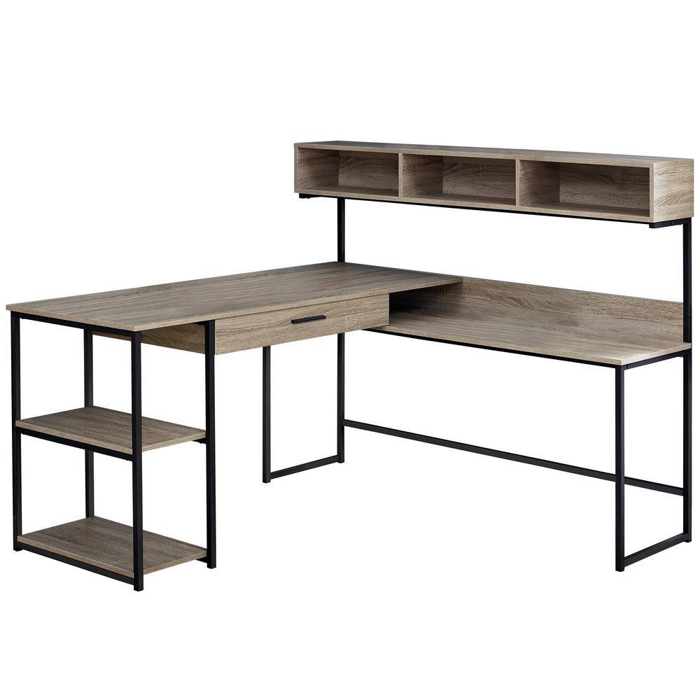 Room & Board | Modern Slim Office Computer Desk in Taupe Grey | Small