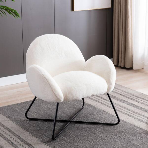 moby accent armchair faux sheepskin