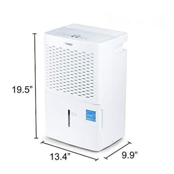 Tosot 20 Pint Capacity 1 500 Sq Ft Energy Star Dehumidifier For Home Basement Bedroom Or Bathroom Tosot 20 Pint Capacity 1 500 Sq Ft, Home Depot Basement Dehumidifiers