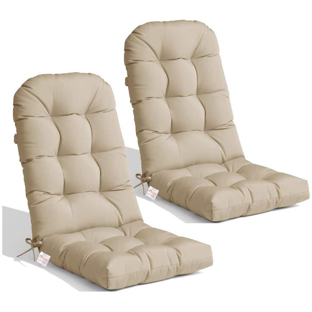 50 in. x 20 in. 2-Piece Sunbrella Outdoor Adirondack Chair Cushion in Champ