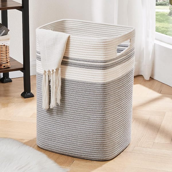 Simple Laundry Basket Multi-functional Storage Basket Hollow-out Breathable  Dirty Clothes Convenient Mobile Organizing Baskets