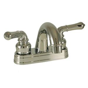 RV Non-Metallic Bathroom Faucet with Hi-Arc Spout - 4 in., Chrome