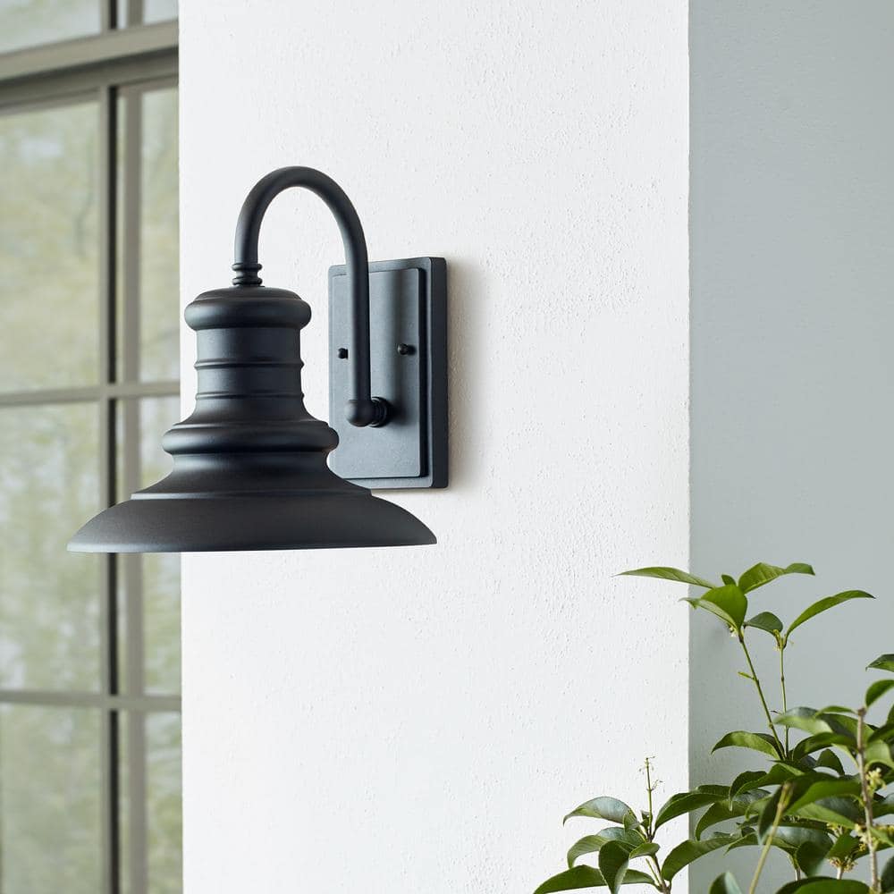 Textured Black Bronze Direct Wired Electric Outdoor Sconce
