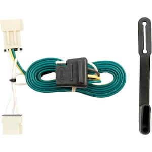 Custom Vehicle-Trailer Wiring Harness, 4-Way Flat, Select Montana, Relay, Terraza, Uplander, Quick Wire T-Connector