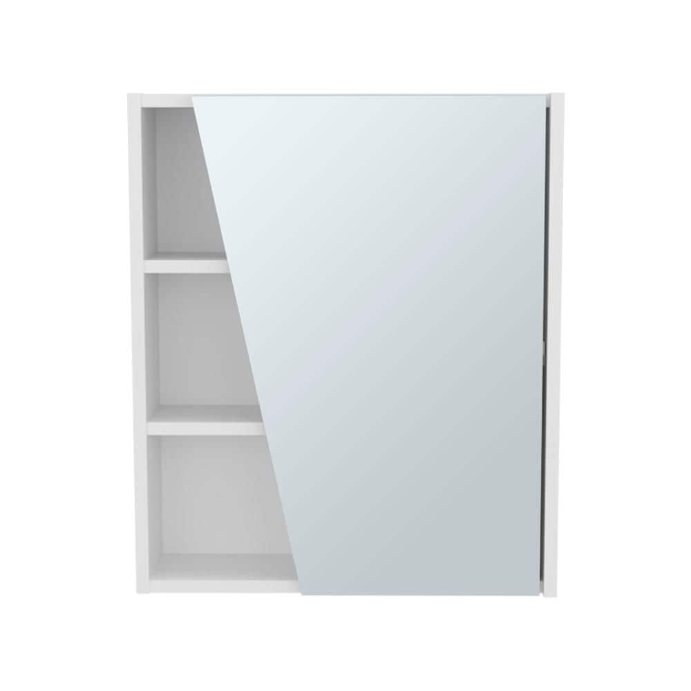 19.7 in. W x 23.3 in. H Rectangular White MDF Surface Mount Medicine Cabinet with Mirror, Adjustable Shelf price history on PriceWatchPro