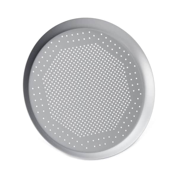 12-Piece Aluminum Alloy Pizza Baking Pan Set Nonstick Perforated Pizza Tray for Oven Home Restaurant Kitchen