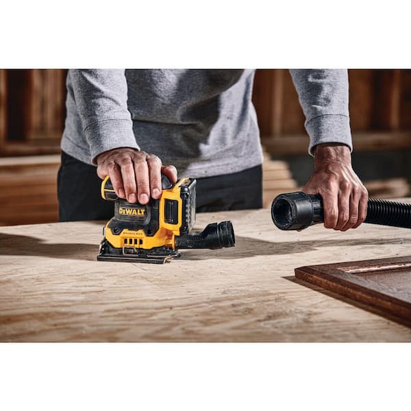 DEWALT - 20V MAX XR Cordless Brushless 1/4 Sheet Variable Speed Sander and 20V 2.0Ah Lithium-Ion Battery and Charger
