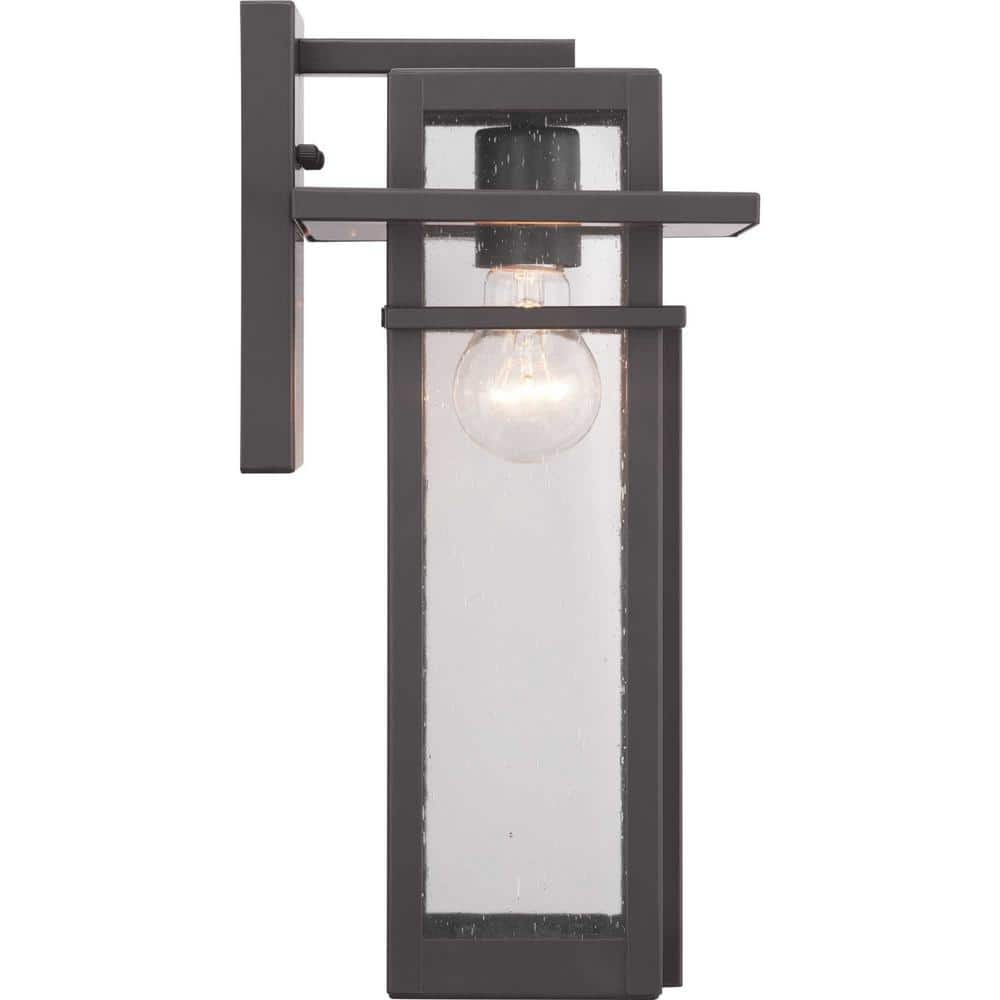 Antique Bronze Geometric Outdoor Wall Lantern Sconce