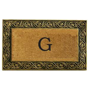 Letter G Calloway Mills 180041925G Monogram Insert Doormat 19 x 25 