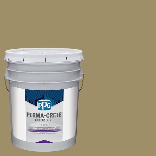 Color Seal 5 gal. PPG1112-6 Willow Tree Satin Interior/Exterior Concrete Stain