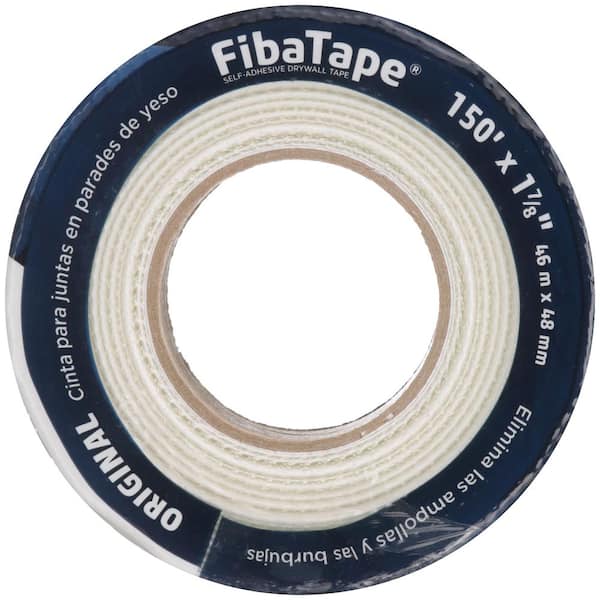 Saint-Gobain ADFORS FibaTape Standard White 1-7/8 in. x 150 ft.  Self-Adhesive Mesh Drywall Joint Tape FDW8660-U - The Home Depot