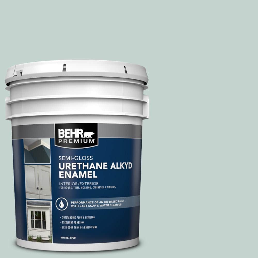 5 gal. #490E-3 Celtic Gray Urethane Alkyd Semi-Gloss Enamel Interior/Exterior Paint price history on PriceWatchPro