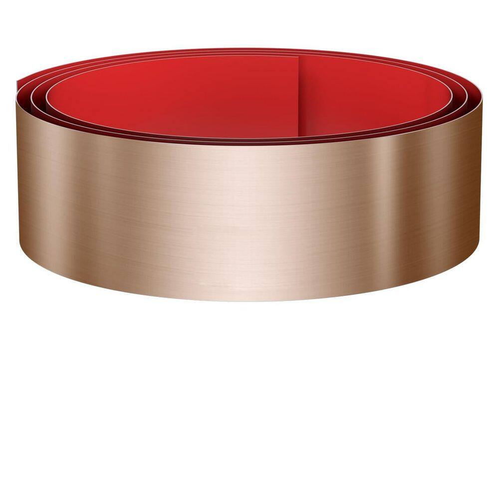 102-in W x 6-in D x 0.1-in H in Brushed Copper Toe Kick, Baseboard Plate, Self Adhesive Kickplate for Cabinet, Cupboard price history on PriceWatchPro