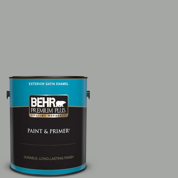 BEHR PREMIUM PLUS 1 gal. #PPU25-16 Chain Reaction Satin Enamel Exterior Paint & Primer