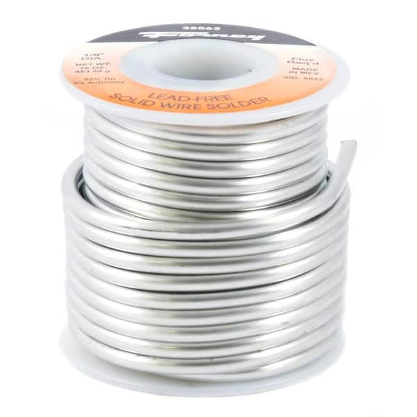 Forney 1/8 in. 1 lb. Lead Free Solder 95/5 Tin Antimony