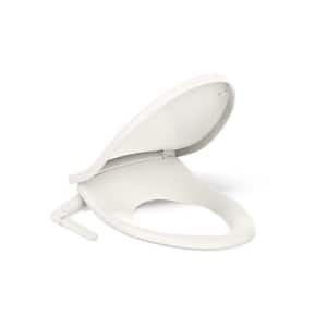 Purewash M250 Non-Electric Bidet Seat for Elongated Toilets in Biscuit