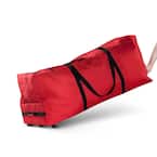Red Tear Proof Artificial Tree Storage Bag for Trees Up to 9 ft. Tall