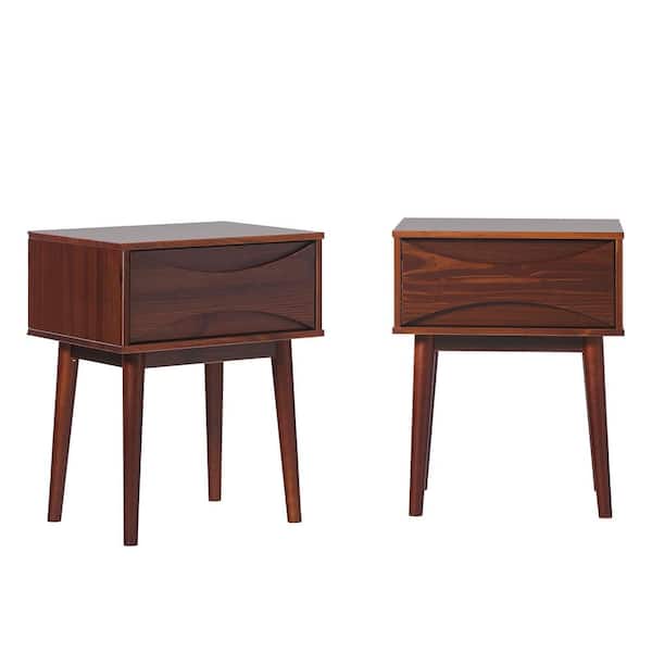 エドイワナ Walker Edison Furniture Company Mid Century Modern 2-Drawer