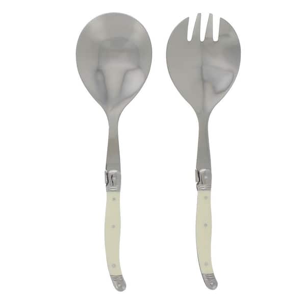 Laguiole 2-Piece Faux Ivory Salad Servers