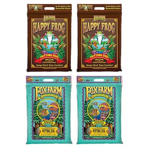 Happy Frog Nutrient and Ocean Forest Garden Potting Soil Mix (2-Pack)