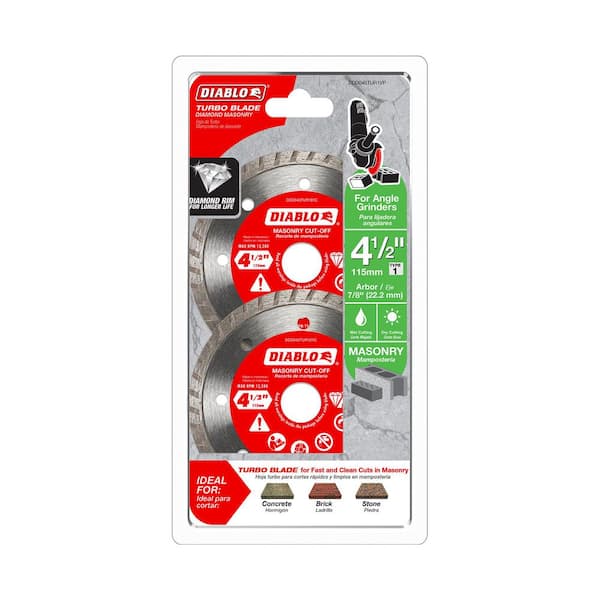 Trabo 4.5 Inch 10 Pack Turbo Rim Diamond Metal Bond Zambia