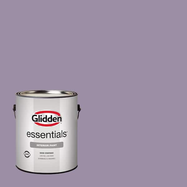 Glidden Essentials 1 gal. PPG1174-5 Smoky Grape Flat Interior