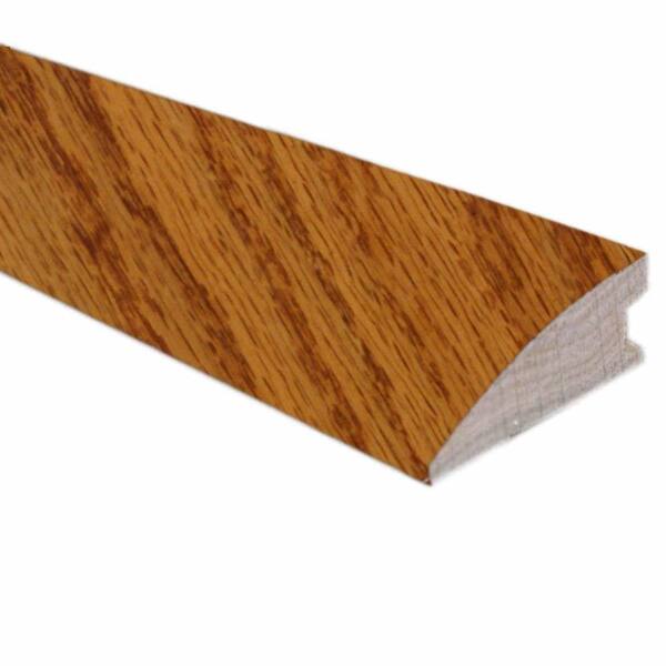 Unbranded Oak Butterscotch 3/4 in. Thick x 2-1/4 in. Wide x 78 in. Length Hardwood Flush-Mount Reducer Molding