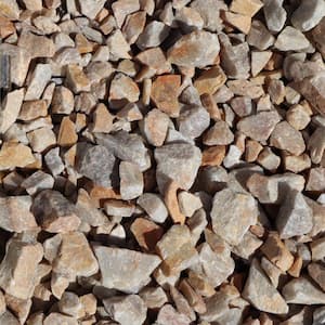 0.50 cu. ft. 40 lbs. 3/4 in. Golden Honey Quartz Decorative Landscaping Gravel