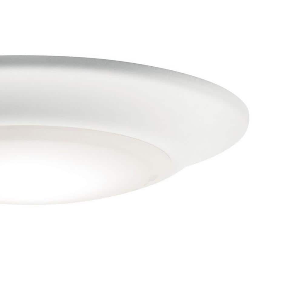 White Round LED Flush Mount Ceiling Light