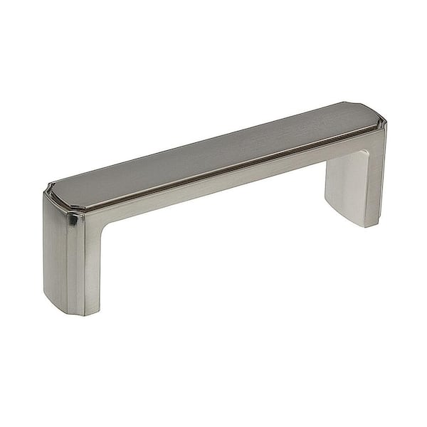 Richelieu Hardware Lorraine Collection 3 in. (76 mm) Brushed Nickel Transitional Cabinet Bar Pull