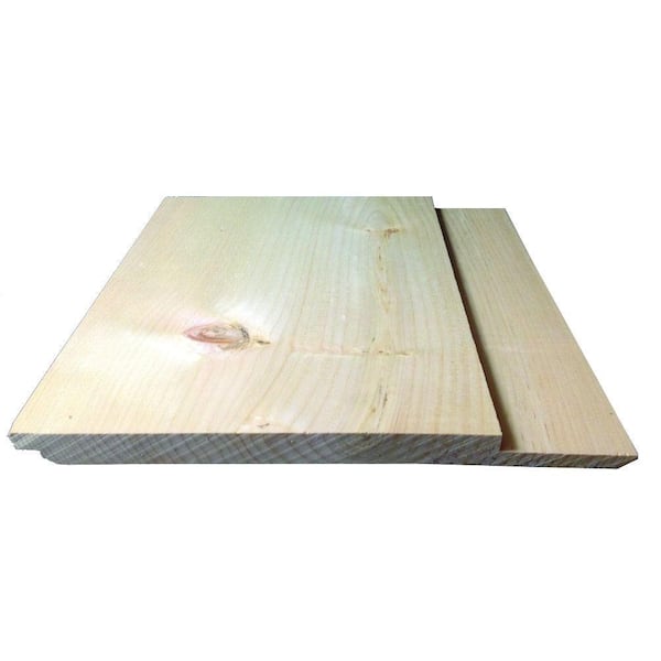 Unbranded 1 in. x 12 in. x 10 ft. RGH Standard Eastern White Pine Head Chink Siding Board