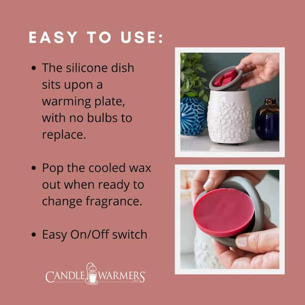 White Willow Flip Dish Wax Melt Warmer sold by Abboo Candle – Abboo Candle  Co