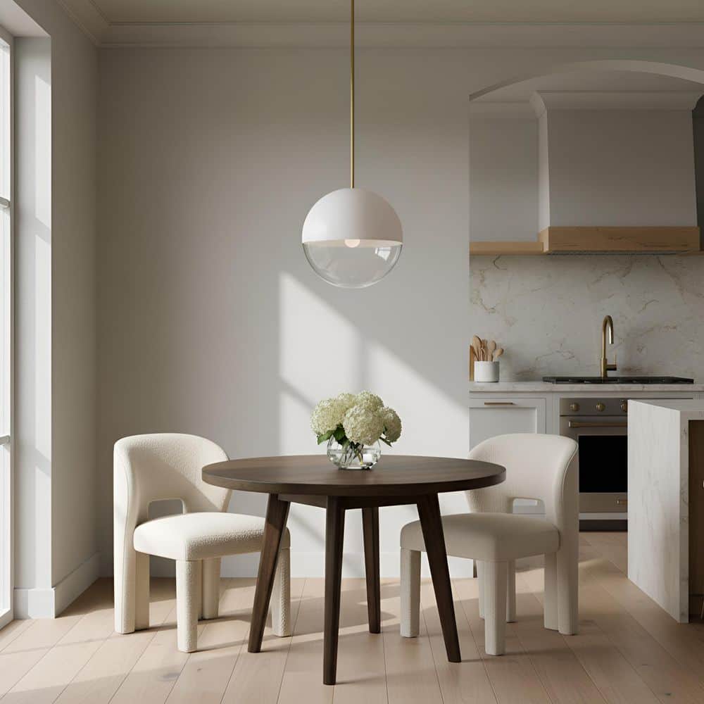 Torian Medium 1-Light Burnished Brass Kitchen Pendant With Milk Clear Glass Mix Shade price history on PriceWatchPro