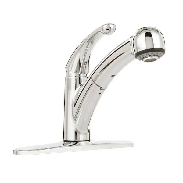 Delta Palo Single-Handle Pull-Out Sprayer Kitchen Faucet in Chrome