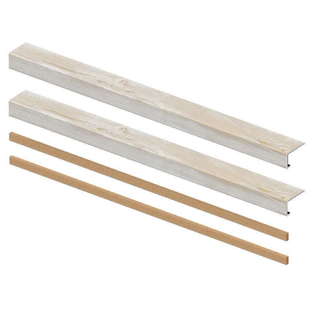 Bayview Pine 5mm x 46in x 4in Exact Match Large Square Nose Open Stair Return/Landing Kit (2-Pack) price history on PriceWatchPro
