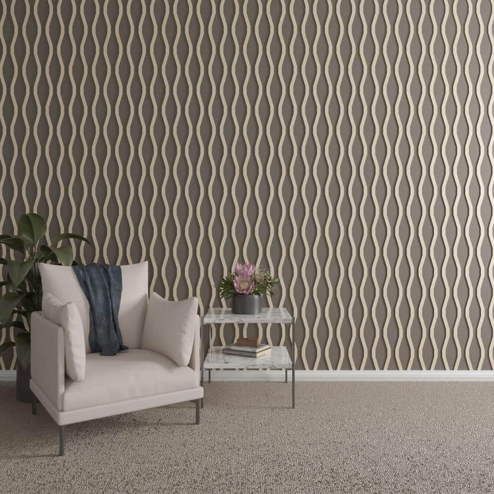 Birch Adjustable 47" Decorative Wood Slat Wall Panel Kit