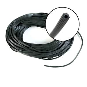0.190 in. x 100 ft. Black Spline