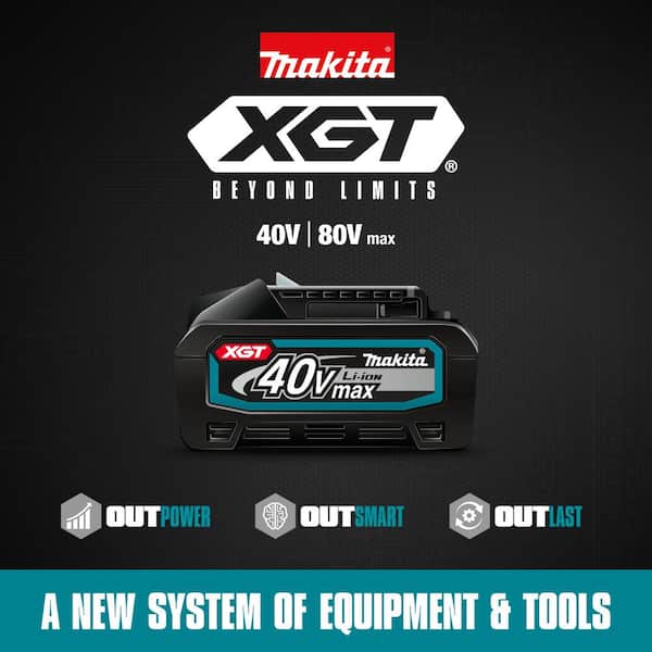 Makita 40V Max XGT Brushless Cordless 4-1/2/5 in. Angle Grinder Kit with Electric Brake (4.0Ah) with Bonus XGT 4.0Ah Battery