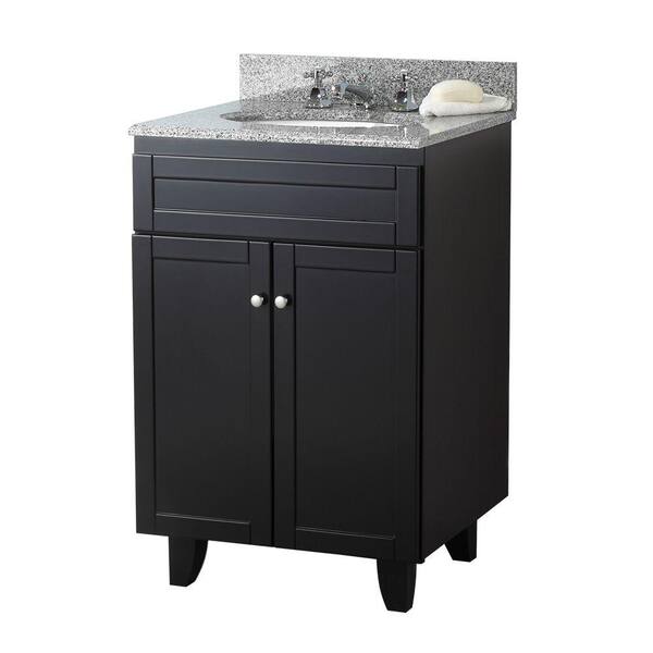 Foremost Manox 24 in. Vanity Cabinet Only in Espresso-DISCONTINUED