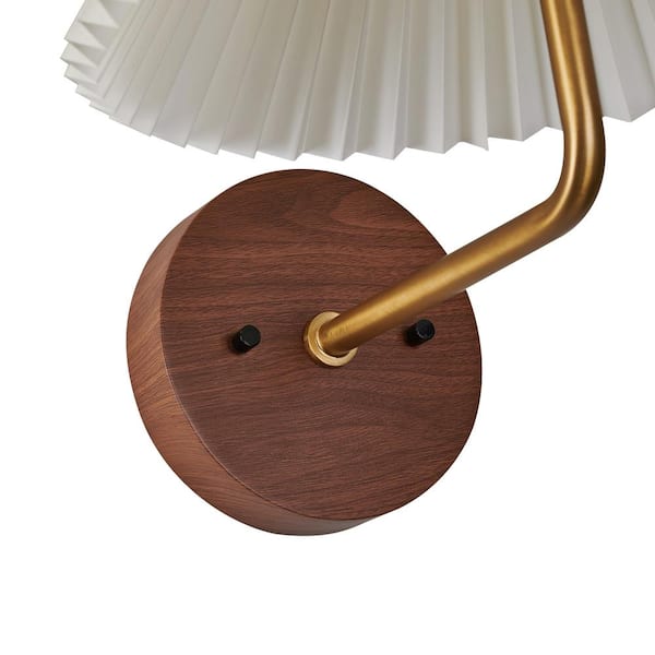 LANSEKI Mayville 12 in. Classic 1-Light Dimmable Wall Sconce