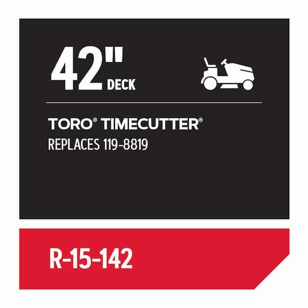 Replacement Belt for 42 in. Deck Riding Mowers, Fits Toro TimeCutter