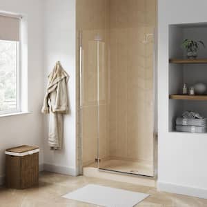 Voltaire 48 in. L x 32 in. W Alcove Shower Pan Base with Center Drain in Biscuit