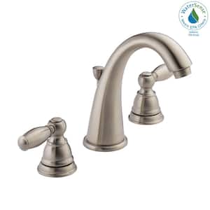 Claymore 8 in. Widespread 2-Handle Bathroom Faucet in Brushed Nickel