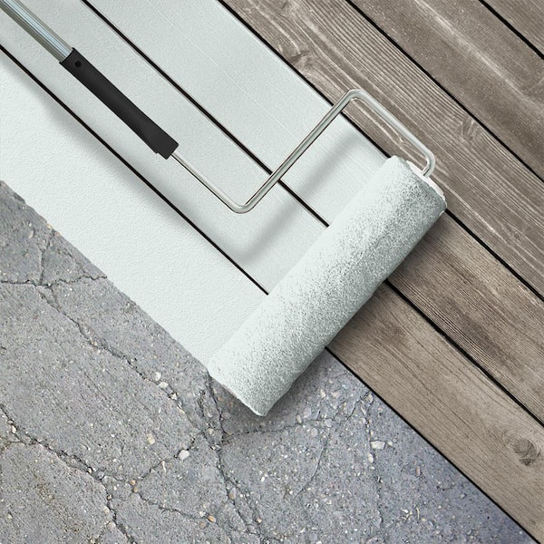 1 gal. #730E-1 Polar White Low-Lustre Enamel Interior/Exterior Porch and Patio Floor Paint
