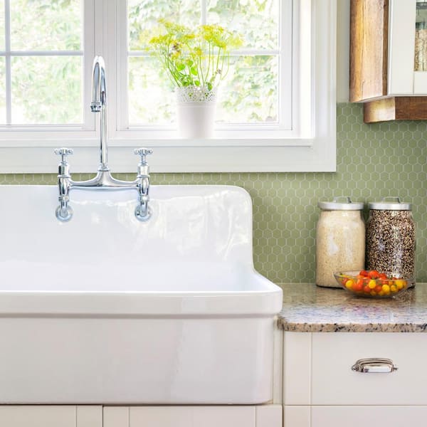 Metro 1 in. Hex Glossy Olive 6 in. x 6 in. Porcelain Mosaic Take Home Tile Sample