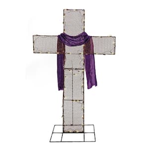 60 in. Easter Cross with LED Lights
