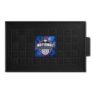 University of Connecticut NCAA Men's Basketball National Championship Logo Heavy Duty Vinyl Medallion Door Mat