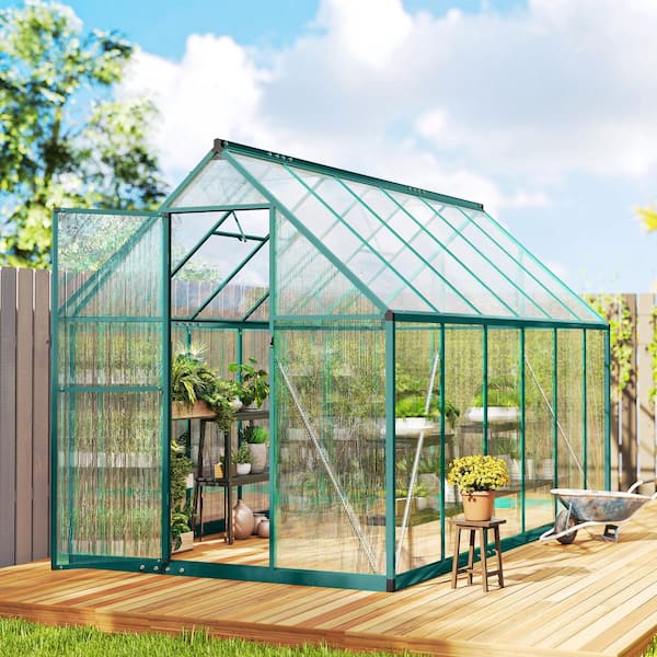 Outsunny 131.5 in. W x 66.5 in. D x 76.8 in. H Aluminum
